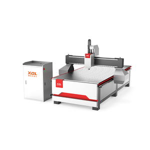 Front view of 3D CNC router and laser engraving machine for wood, metal, and plastic with multi-functional engraving, cutting, and milling capabilities