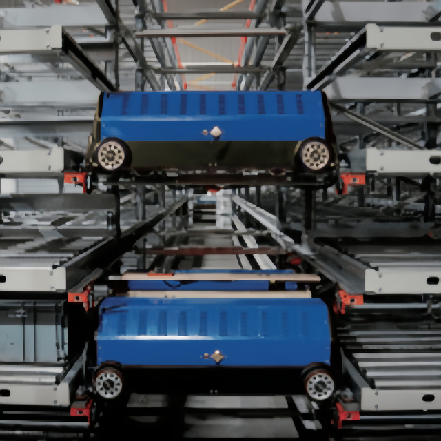 XBY-D-04 four-way tote shuttle for intelligent warehouse automation