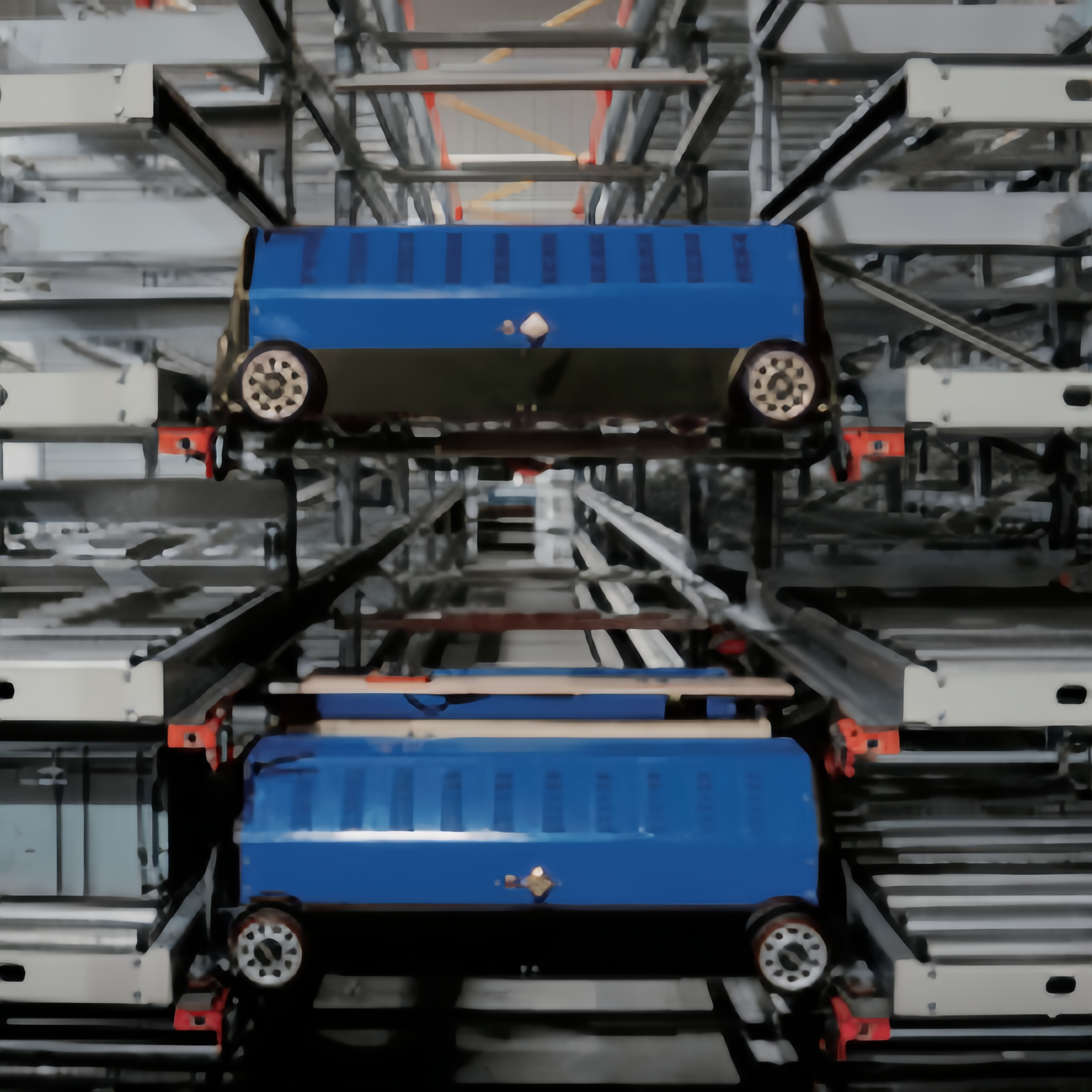 XBY-D-04 Four Way Material Box Shuttle Car
