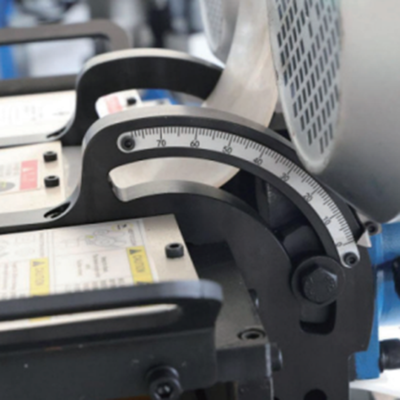 Automatic YX-80D beveling machine with electric lifting and cold-cutting system for metal plates