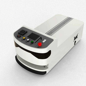 Warehouse AGV forklift with laser navigation and 1-ton load capacity for intelligent logistics handling