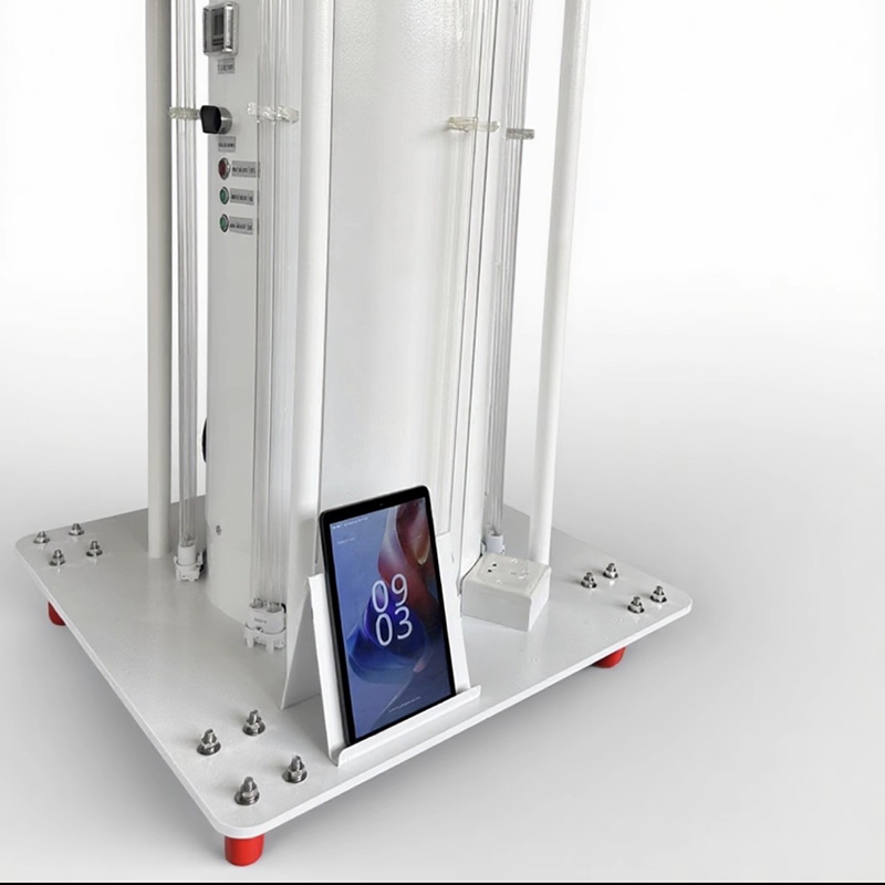 remote control sterilizer with automatic safety shutoff