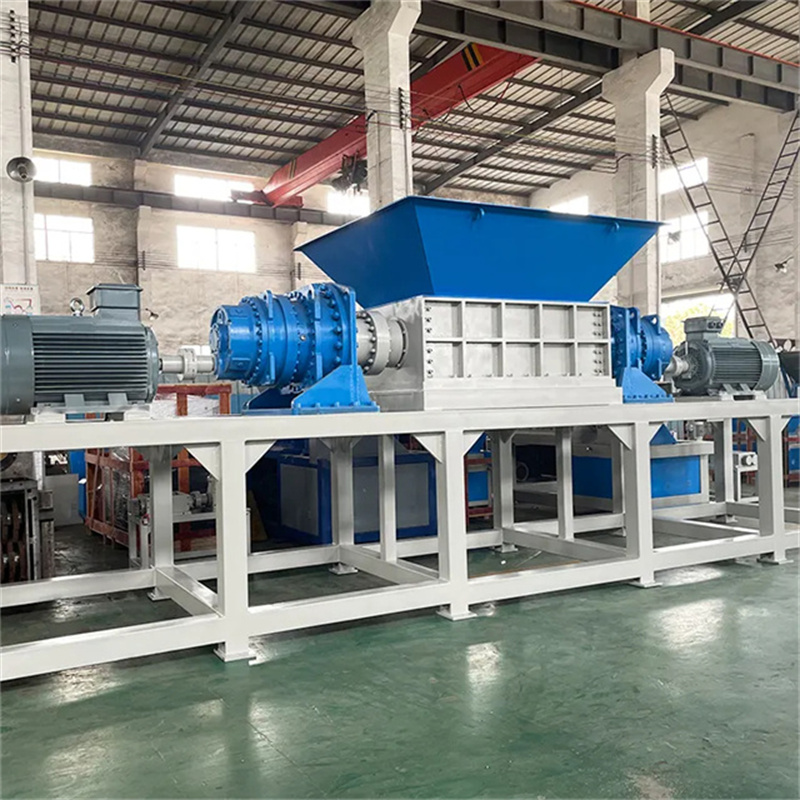 Double Shaft Wood Paper Shredder Machine
