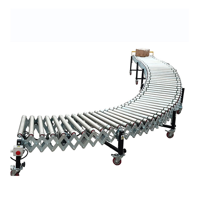 Customizable roller conveyor for express parcel sorting and transfer