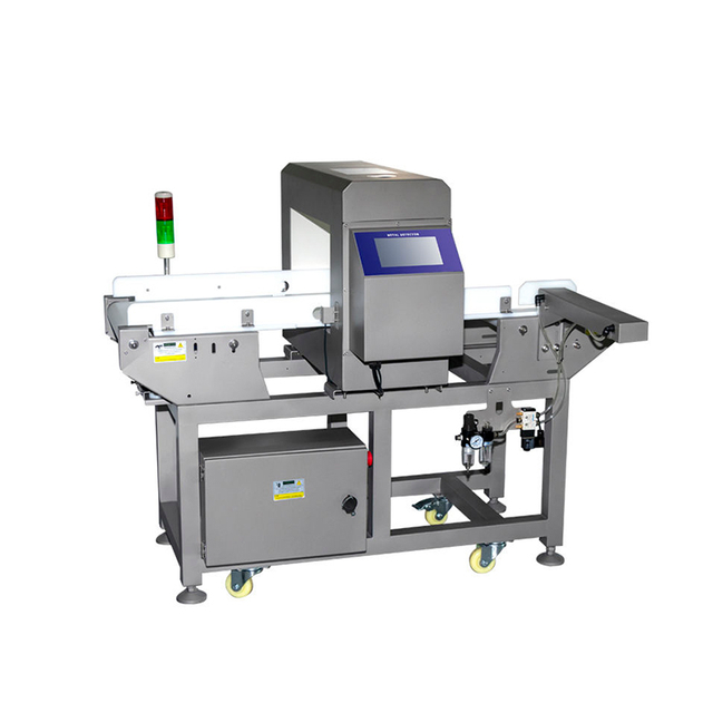 High precision food metal detector machine for processing lines