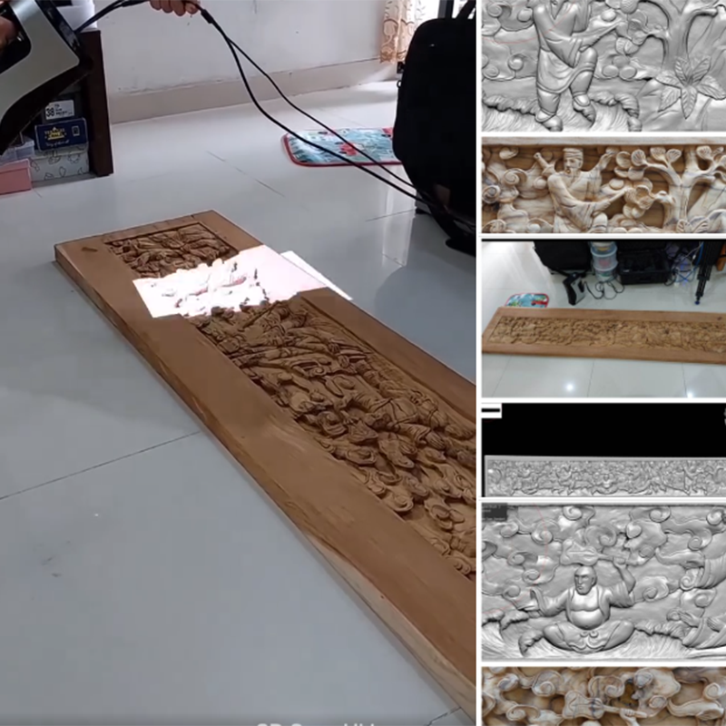 Industrial 3D scanning device for modeling and inspection