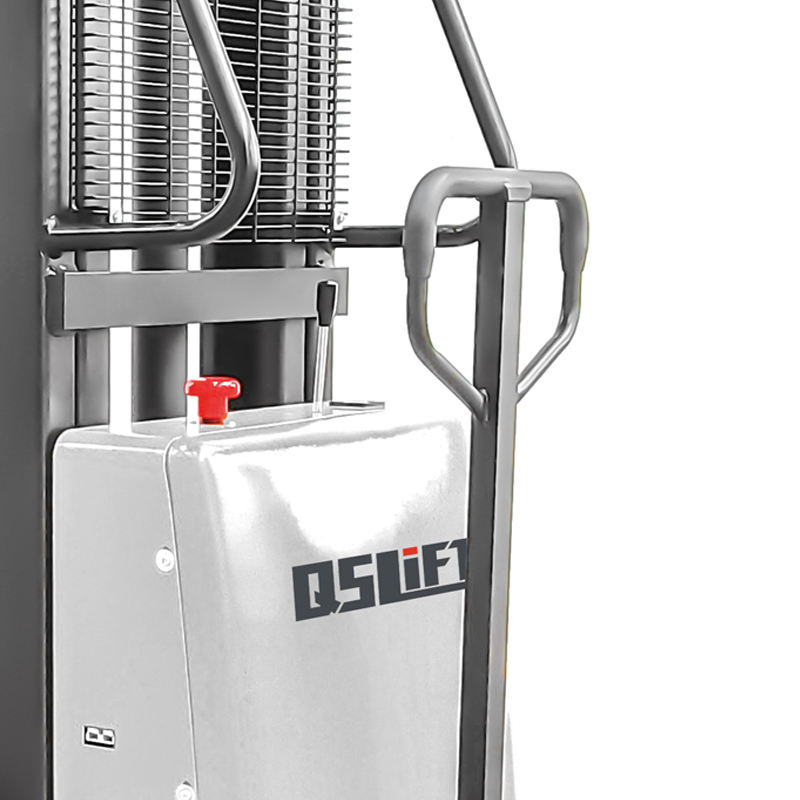 semi electric pallet stacker with stable hydraulic lifting system