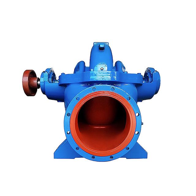 High capacity horizontal water pump for industrial water transfer systems