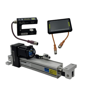 Servo EPC system with ultrasonic edge sensing for web guiding