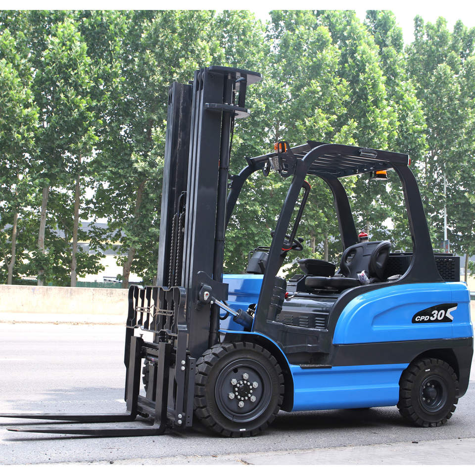 high lift electric forklift with 4060mm height for logistics operations