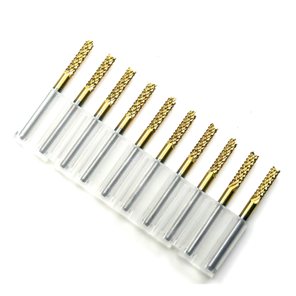 Customizable Titanium-Coated Imported PCB Milling Cutter