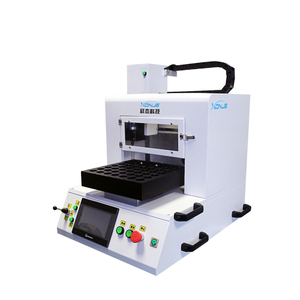 Front view of XONJE XJ-L530 desktop PCB milling cutter router with PLC control and high-speed spindle for precision cutting