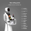 Multi-functional restaurant assistant robot delivering food and introducing dishes via voice interaction