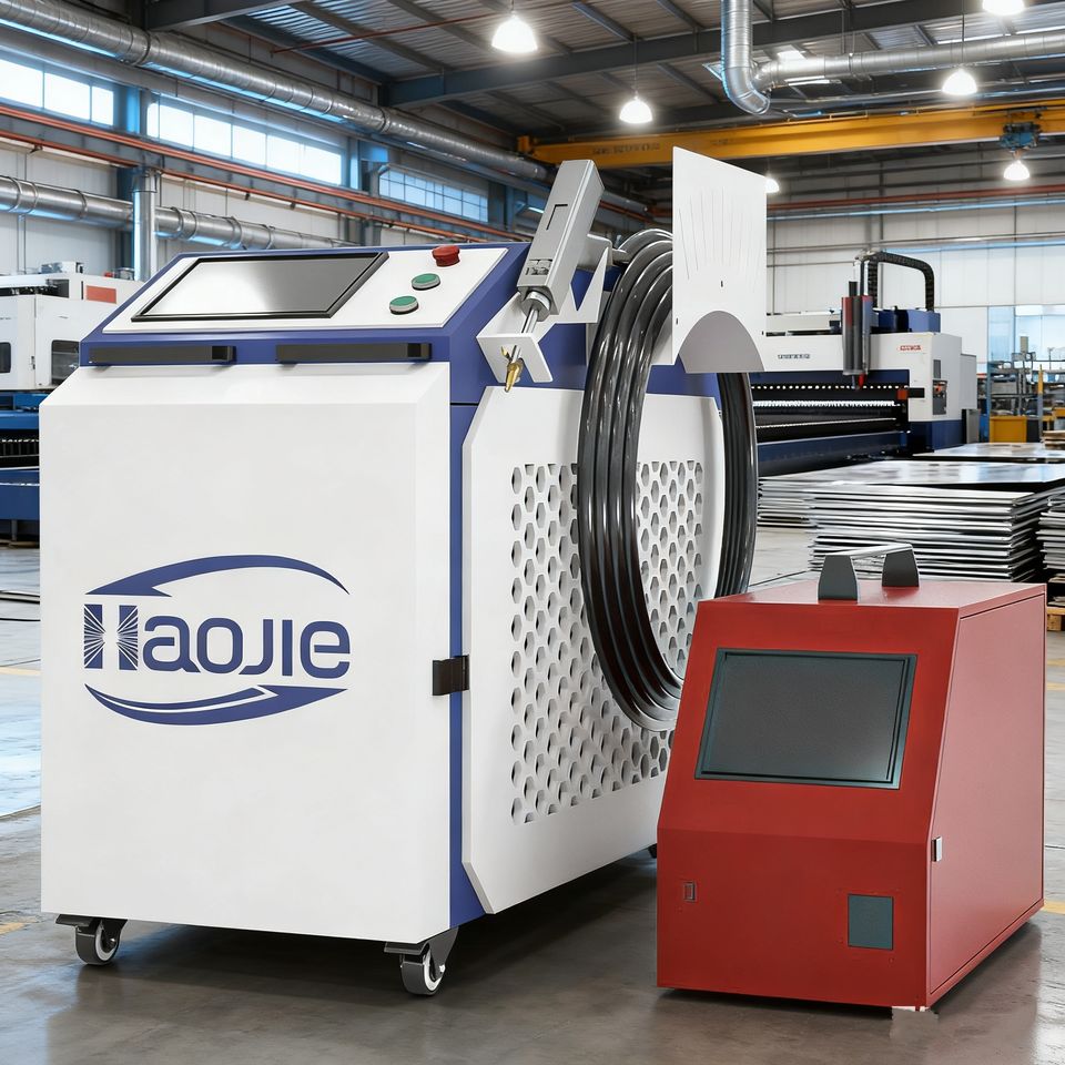 Handheld laser torch system for welding stainless steel and aluminum