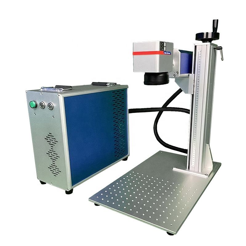 Split fiber laser marking machine for high-precision metal and plastic engraving