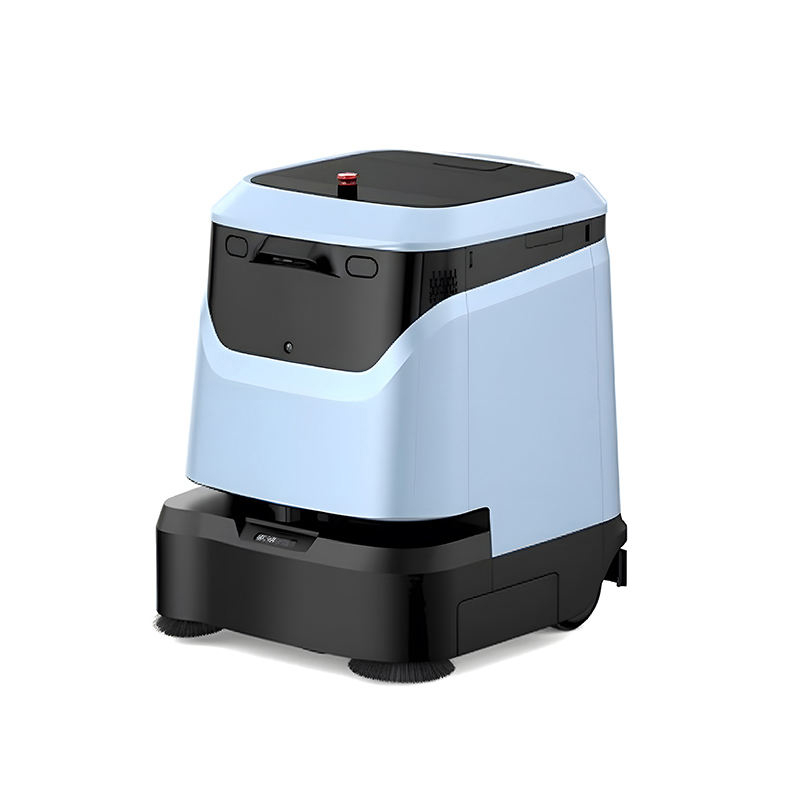 mini commercial cleaning robot with sweeping mopping and vacuuming