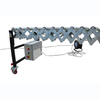 Smooth roller transport line with high-quality bearings for box conveying