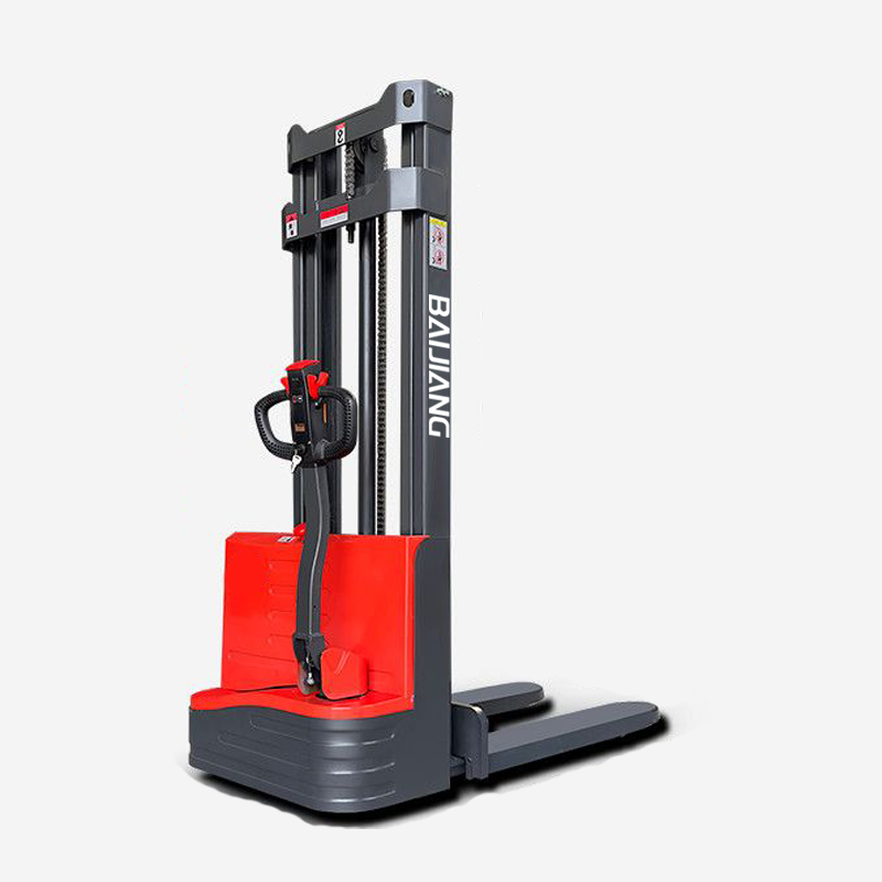 Battery powered electric pallet truck for efficient warehouse loading