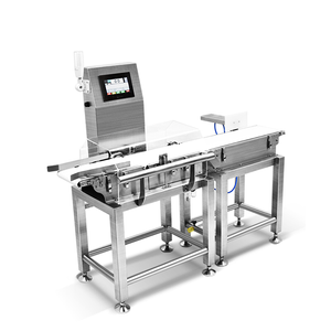 dynamic high speed food checkweigher machine with rejector conveyor