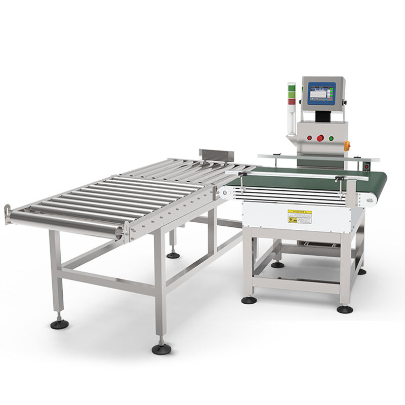 industrial high-capacity checkweigher machine for large cartons