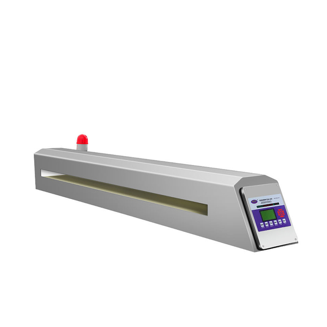 Industrial conveyor metal detector for food inspection lines