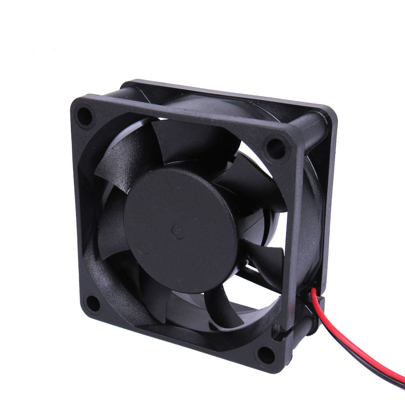 Ball bearing cooling fan front view low noise 7 blade axial cooling fan