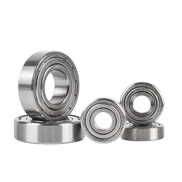 Front view of 420 and 304 stainless steel precision bearings for industrial use