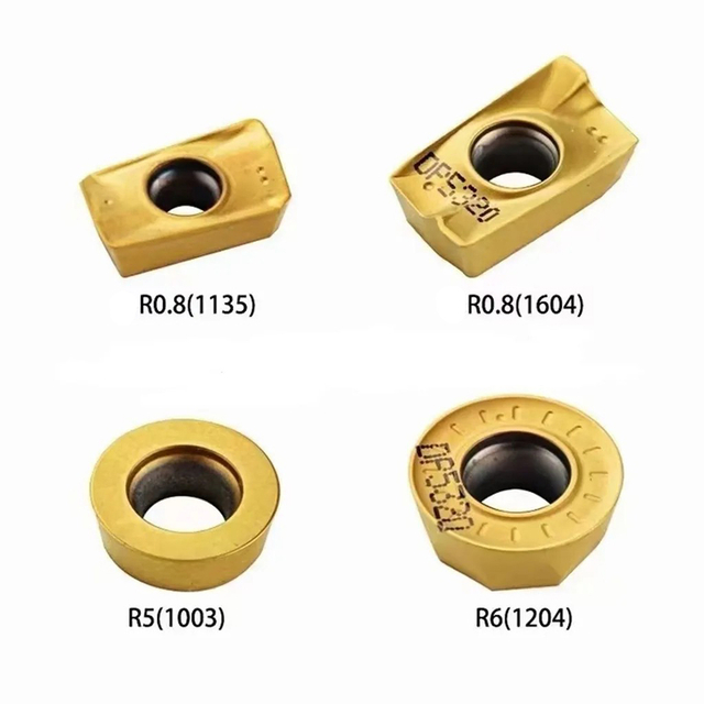 Durand groove type CNC milling insert made from carbide for precise grooving and stable high speed machining