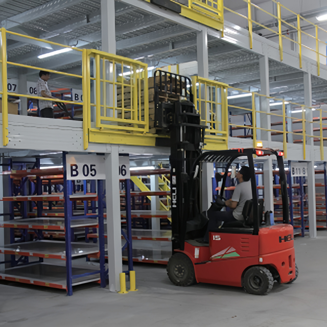 XBY-B-15 mezzanine rack for multi-level warehouse storage