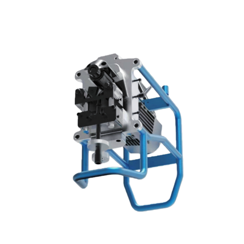 YX-1020 unlimited circular pipe beveling machine full view for large-diameter pipe welding preparation