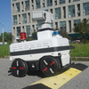 UGV robot chassis operating outdoors for inspection and delivery tasks on rough terrain