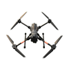 Front view of long endurance GPS drone with obstacle avoidance for industrial inspection missions