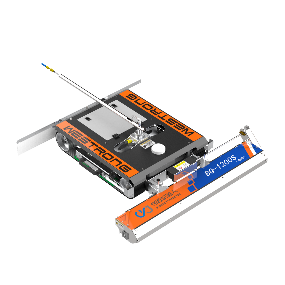 Dual-mode solar cleaning robot with wet and dry panel washing for photovoltaic systems
