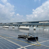 Autonomous solar panel cleaning device with precise edge cleaning system