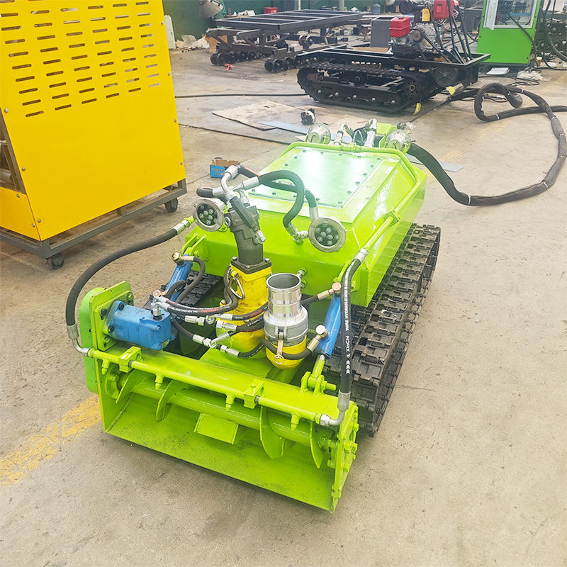 Submersible ROV dredging machine with HD camera and crawler track design