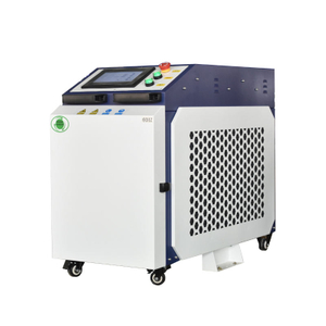 Portable fiber laser welding machine for metal fabrication with high welding speed and stable water-cooled performance.