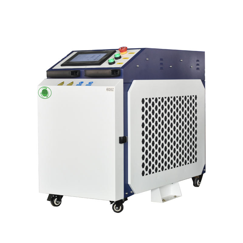 Portable fiber laser welding machine for metal fabrication with high welding speed and stable water-cooled performance.