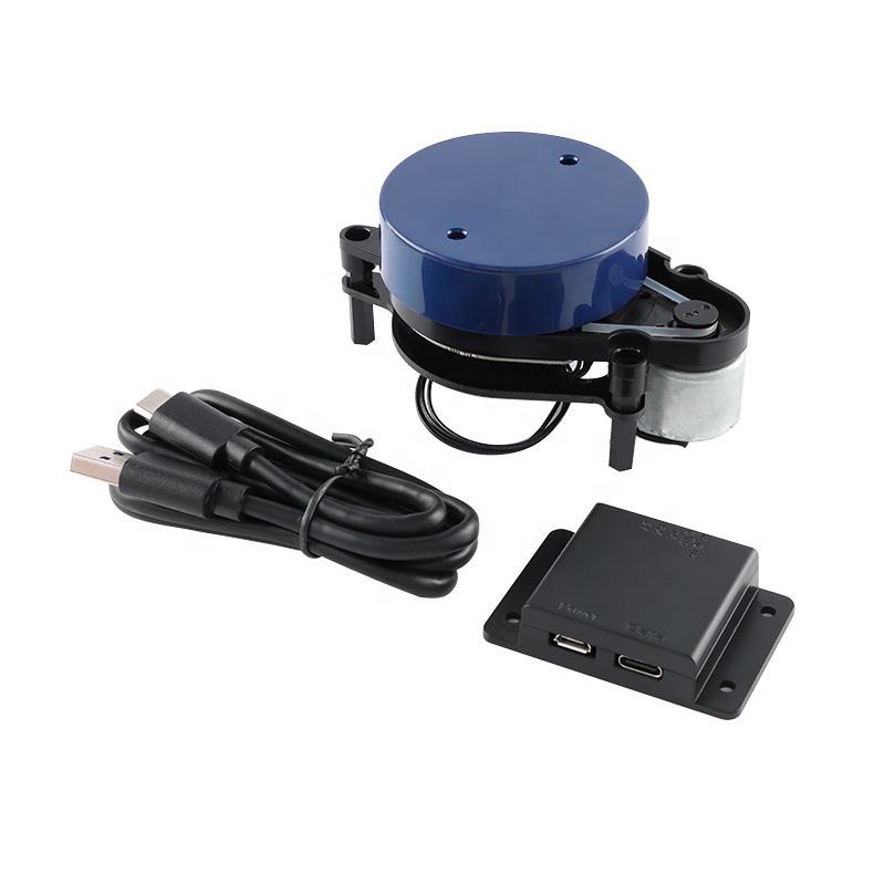 360-degree laser radar scanner module with real-time point cloud output for robotics navigation