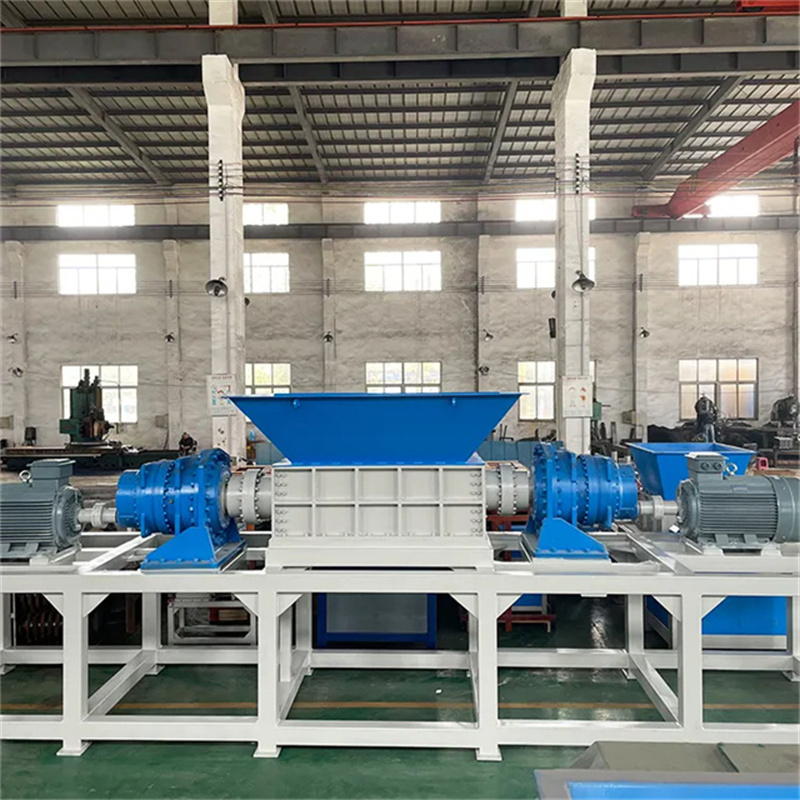 Double Shaft Wood Paper Shredder Machine