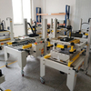 Semi-automatic box taping machine suitable for logistics and warehouses