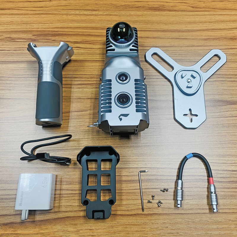 Indoor laser mapping scanner for enclosed space surveying