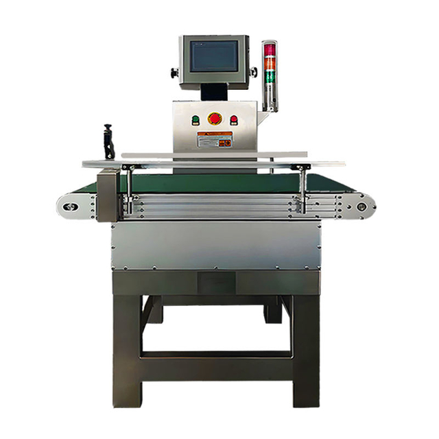 industrial high-capacity checkweigher machine for large cartons