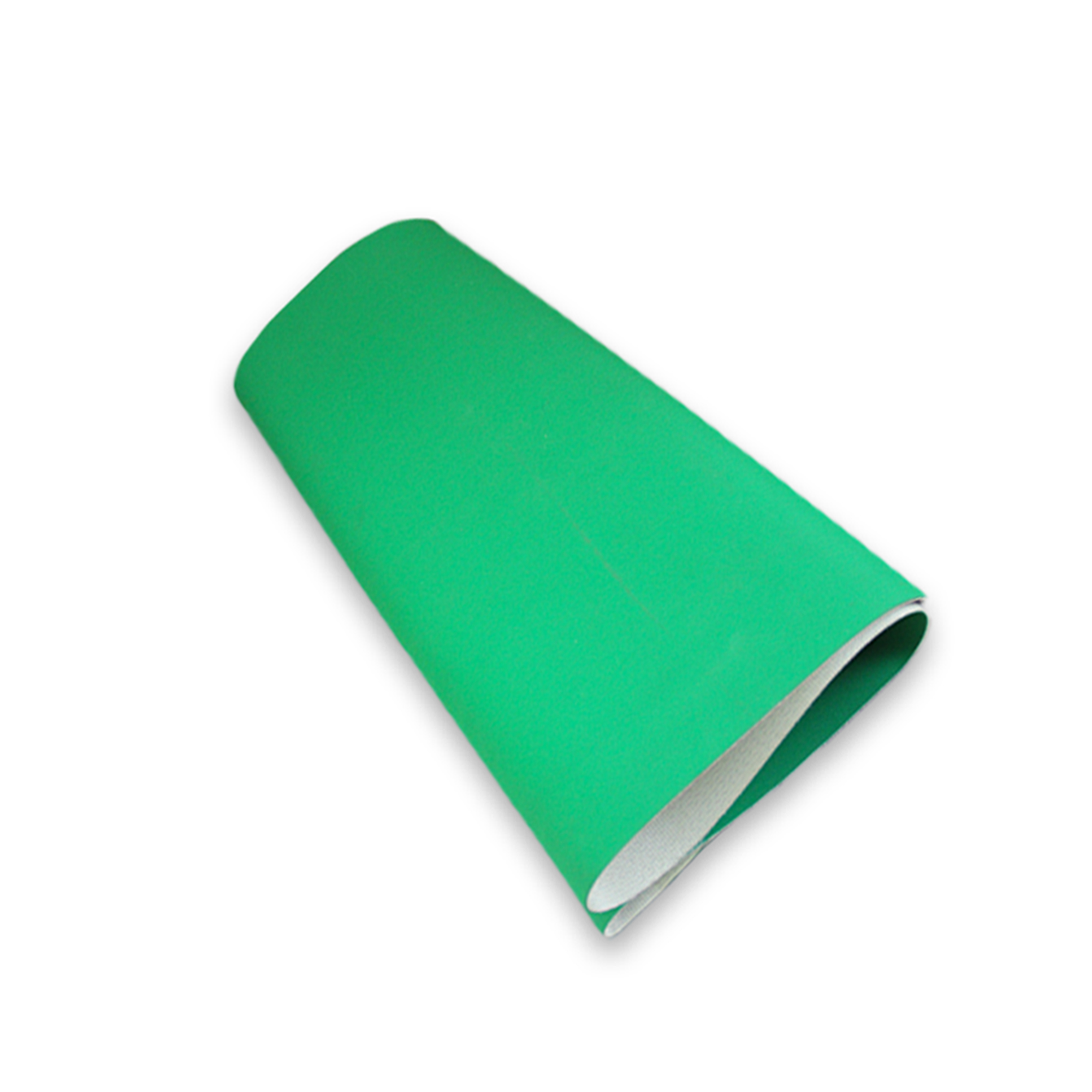 Green rubber and plastic conveyor belt