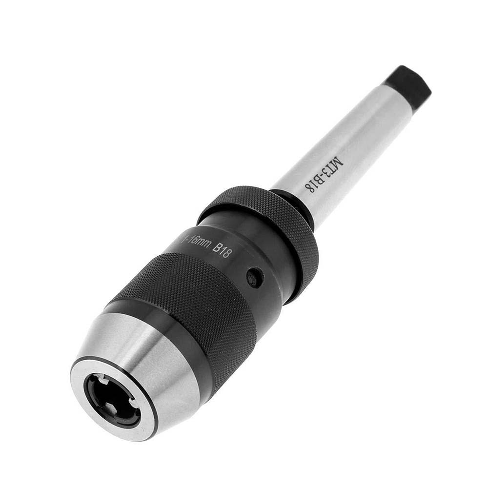 Morse Taper #3 Shank Adapter MT3-B18 JT6 with 1-16mm B18 JT6 JT3 Self-Tightening Drill Chuck