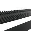 Black rubber positioning belt