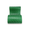 Green herringbone belt