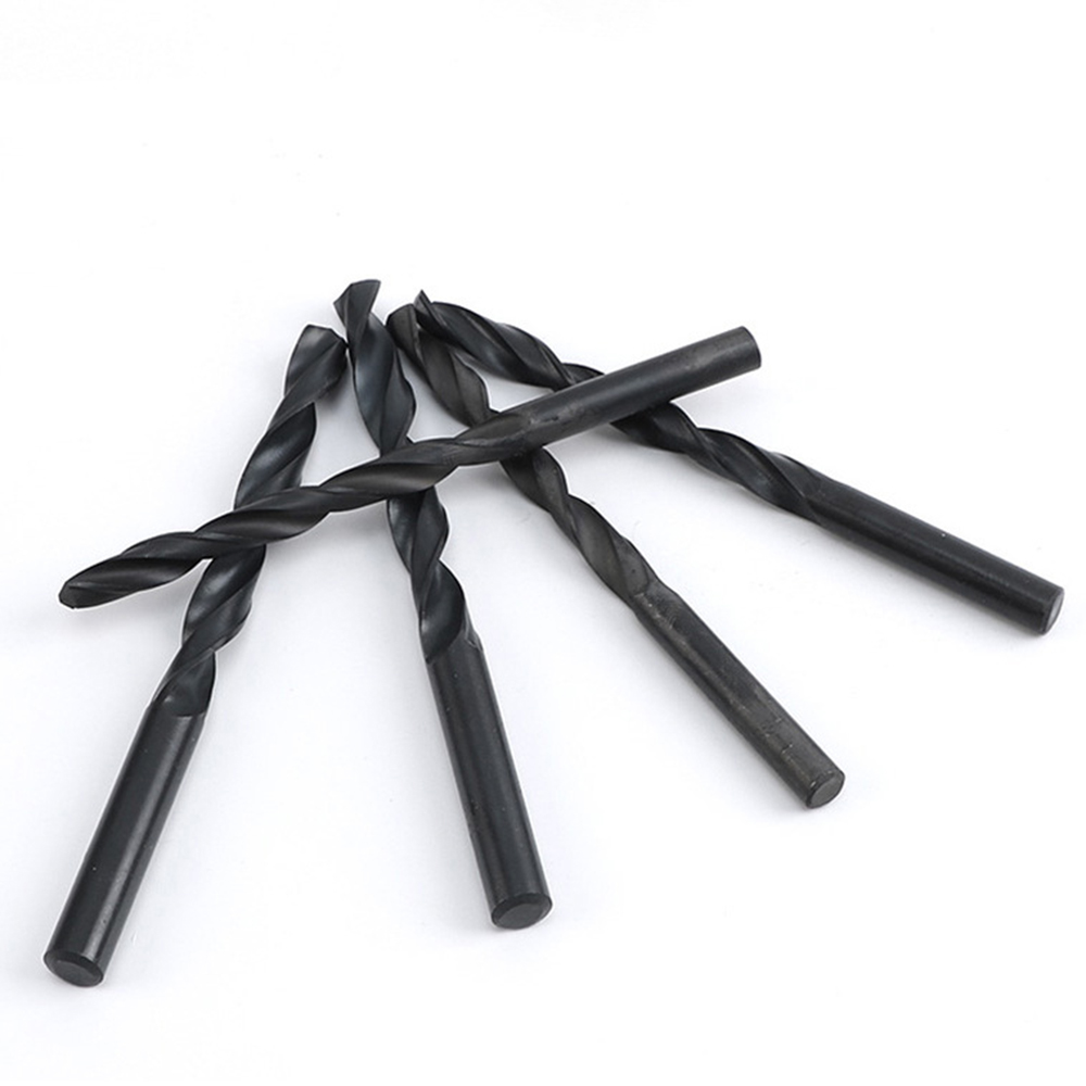 High Speed Steel Black Straight Shank Twist Drill Bit