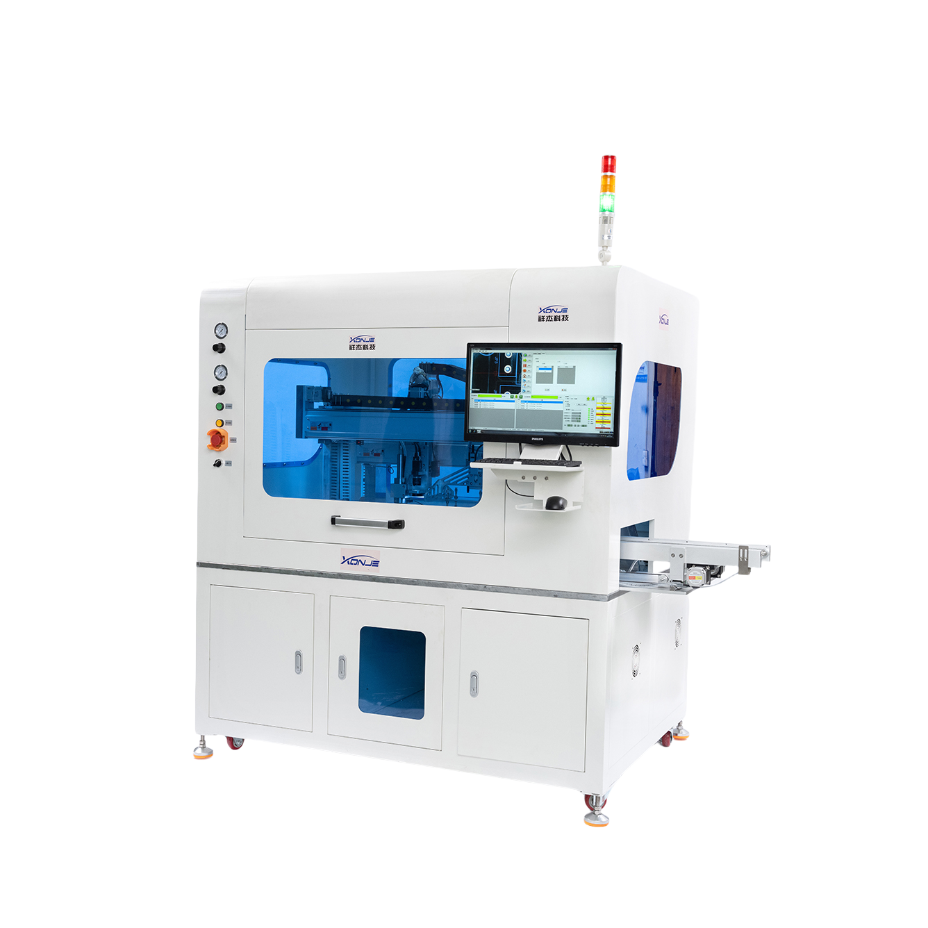 Automatic milling cutter system with servo motion control and imported high-speed spindle for precision PCB separation