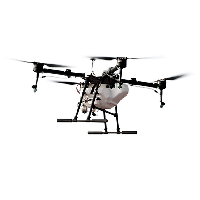 Pesticide spraying agricultural drone with modular carbon fiber design for efficient plant protection and fertilization.