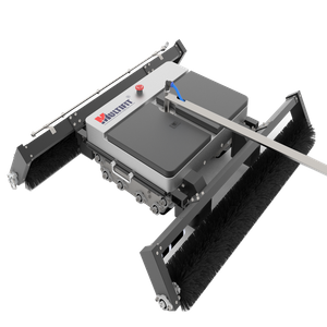 Intelligent PV cleaning robot with dual cleaning modes and automatic posture correction